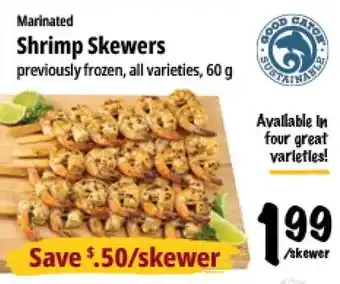Marinated Shrimp Skewers