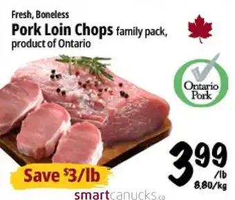 Ontario Pork Pork Loin Chops