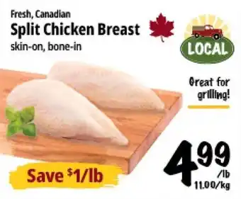 Split Chicken Breast
