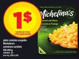 Maxi Michelina's macaroni and cheese offer