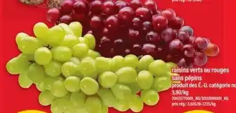 Maxi raisins verts ou rouges offer