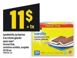 Maxi simple sandwiches à la crème glacée offer