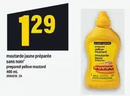 Maxi sans nom prepared yellow mustard offer