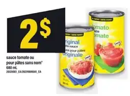 Maxi No Name sauce tomato ou pour pates sans nom offer