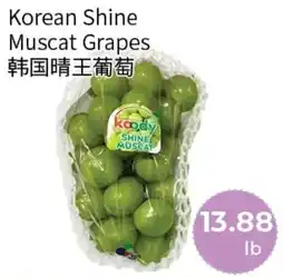 FreshWay Foodmart Koody Korean Shine Muscat Grapes offer