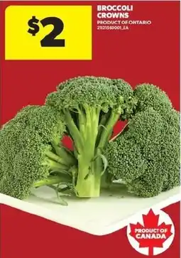 Real Canadian Superstore Broccoli Crowns offer