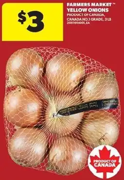 Real Canadian Superstore Farmers Market yellow onions offer