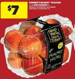 Real Canadian Superstore Farmer's Market peaches offer
