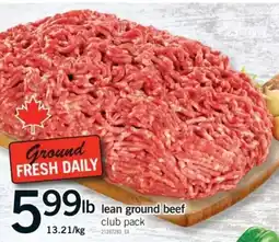 Fortinos Ground lean ground beef offer