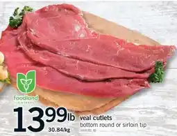 Fortinos Foodland veal cutlets offer