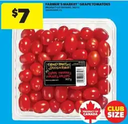 Real Canadian Superstore Farmer's Market grape tomatoes offer