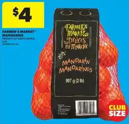 Real Canadian Superstore Farmer's Market mandarins offer