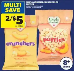 Real Canadian Superstore Simply Gourmet crunchers or puffies offer