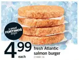 Fortinos fortinos fresh atlantic salmon burger offer