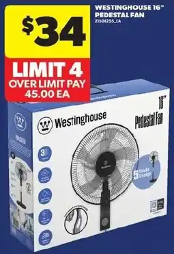 Real Canadian Superstore Westinghouse 16" pedestal fan offer