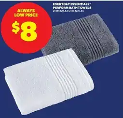 Real Canadian Superstore Everyday Essentials perform bath towels offer
