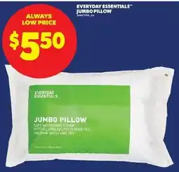 Real Canadian Superstore Everyday Essentials Jumbo Pillow offer