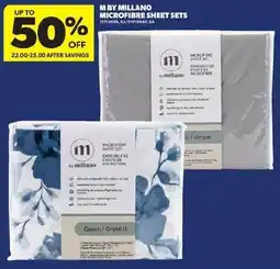 Real Canadian Superstore M by milano microfibre sheet sets offer