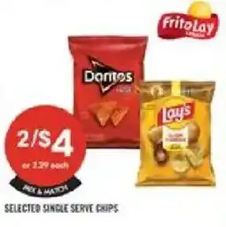 Shoppers Drug Mart Frito Lay selected single serve chips offer