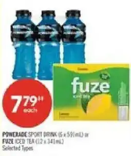 Shoppers Drug Mart Fuze iced tea offer