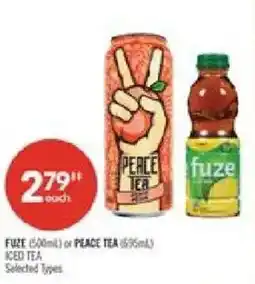 Shoppers Drug Mart Fuze iced tea offer