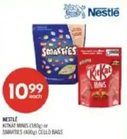 Shoppers Drug Mart Nestle KitKat Minis or Smarties Cello Bags offer