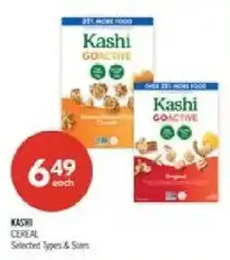 Shoppers Drug Mart Kashi cereal offer