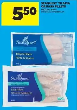 Real Canadian Superstore Seaquest tilapia or basa fillets offer
