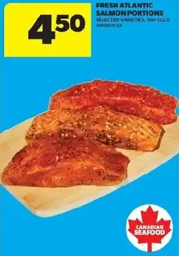 Real Canadian Superstore Canadian Seafood fresh atlantic salmon portions offer