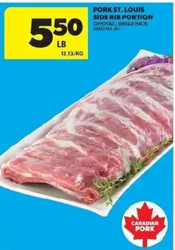 Real Canadian Superstore Pork st. louis side rib portion offer