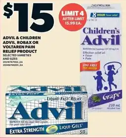 Zehrs Markets Advil advil & children offer
