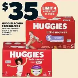 Zehrs Markets Huggies little movers offer