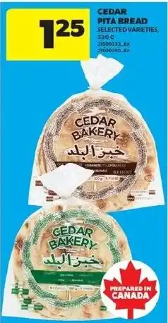Real Canadian Superstore Cedar pita bread offer