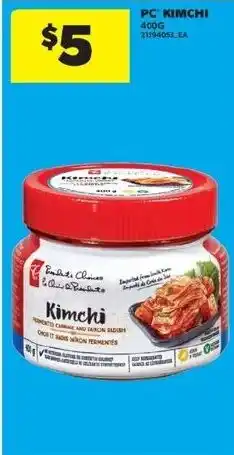 Real Canadian Superstore PC kimchi offer