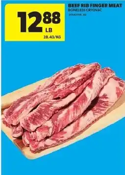 Real Canadian Superstore Beef rib finger meat offer
