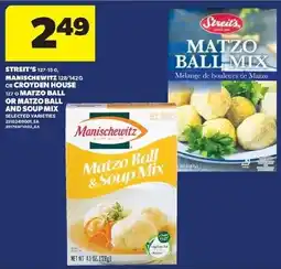 Real Canadian Superstore Streit's matzo ball mix offer