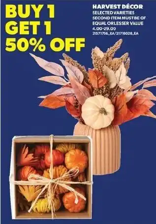 Real Canadian Superstore Harvest Décor offer