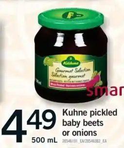 Fortinos Kuhne pickled baby beets or onions offer