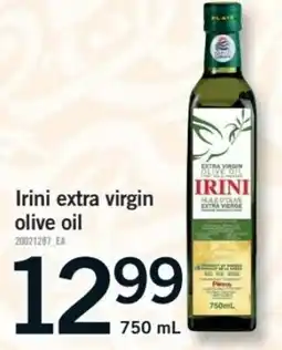 Fortinos Irini extra virgin olive oil offer