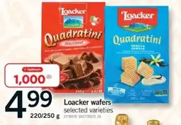 Fortinos Loacker wafers offer