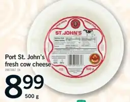 Fortinos St. John's fresh cow cheese offer