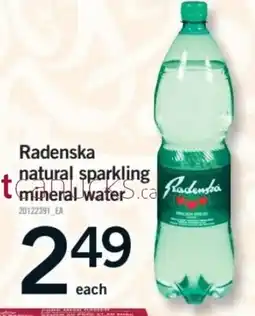 Fortinos Raden ska natural sparkling mineral water offer