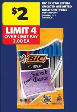 Real Canadian Superstore Bic cristal extra smooth assorted ballpoint pens offer