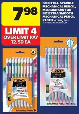 Real Canadian Superstore Bic extra sparkle mechanical pencil medium point or bic extra smooth mechanical pencil pastel offer