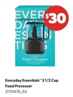 Real Canadian Superstore Everyday Essentials 3 1/2 Cup Food Processor offer