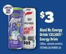 Real Canadian Superstore Alani Nu Energy Drink/ CELSIUS® Energy Drink offer