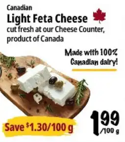 Farm Boy Canadian Light Feta Cheese offer
