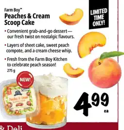 Farm Boy Farm Boy peaches & cream scoop cake offer