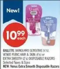Shoppers Drug Mart Gillette Skinguard Sensitive offer