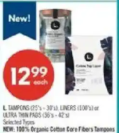 Shoppers Drug Mart L tampons offer